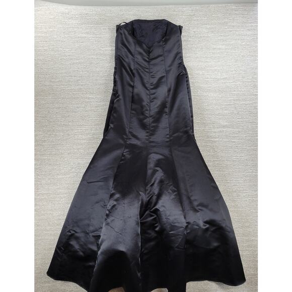 VTG Gunne Sax Jessica McClintock Gown 5/6 Black‎ Pink Satin Fairy Formal Dress - Picture 4 of 16